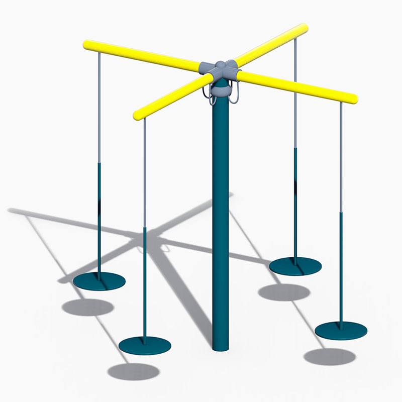 镀锌管儿童户外秋千，让日常玩耍安全有趣