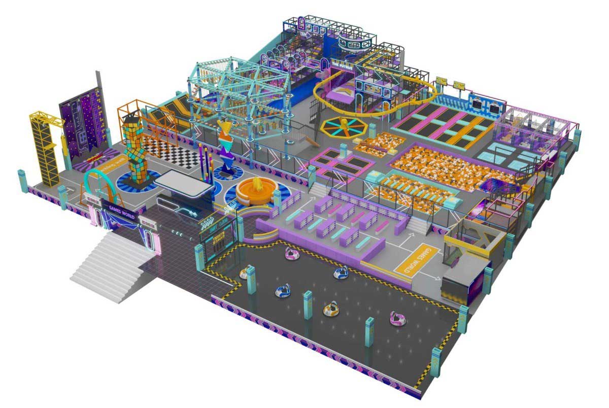 【未来科技风】室内运动乐园产品详情展示