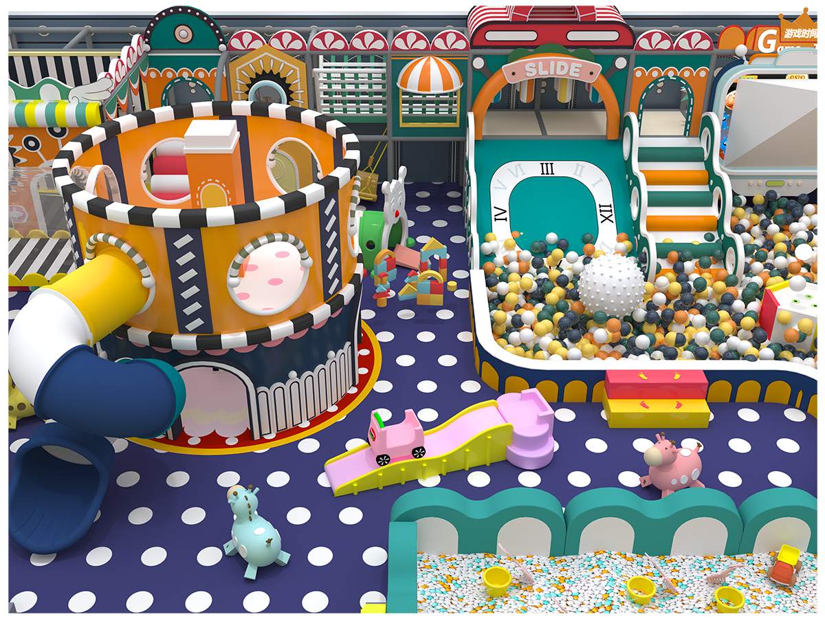 马卡龙嘉年华派对淘气堡产品详情展示