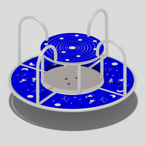 旋转平稳的商业级室外游乐场环形交叉口