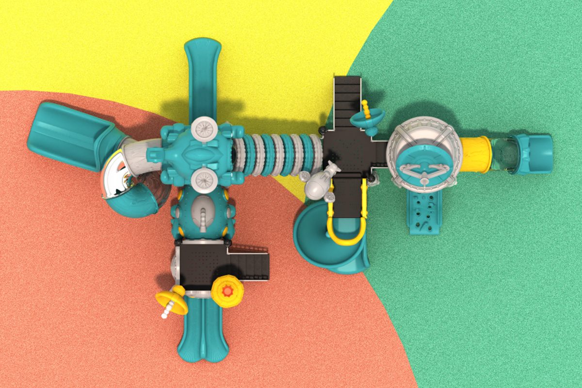 太空飞机游乐场滑梯（1）