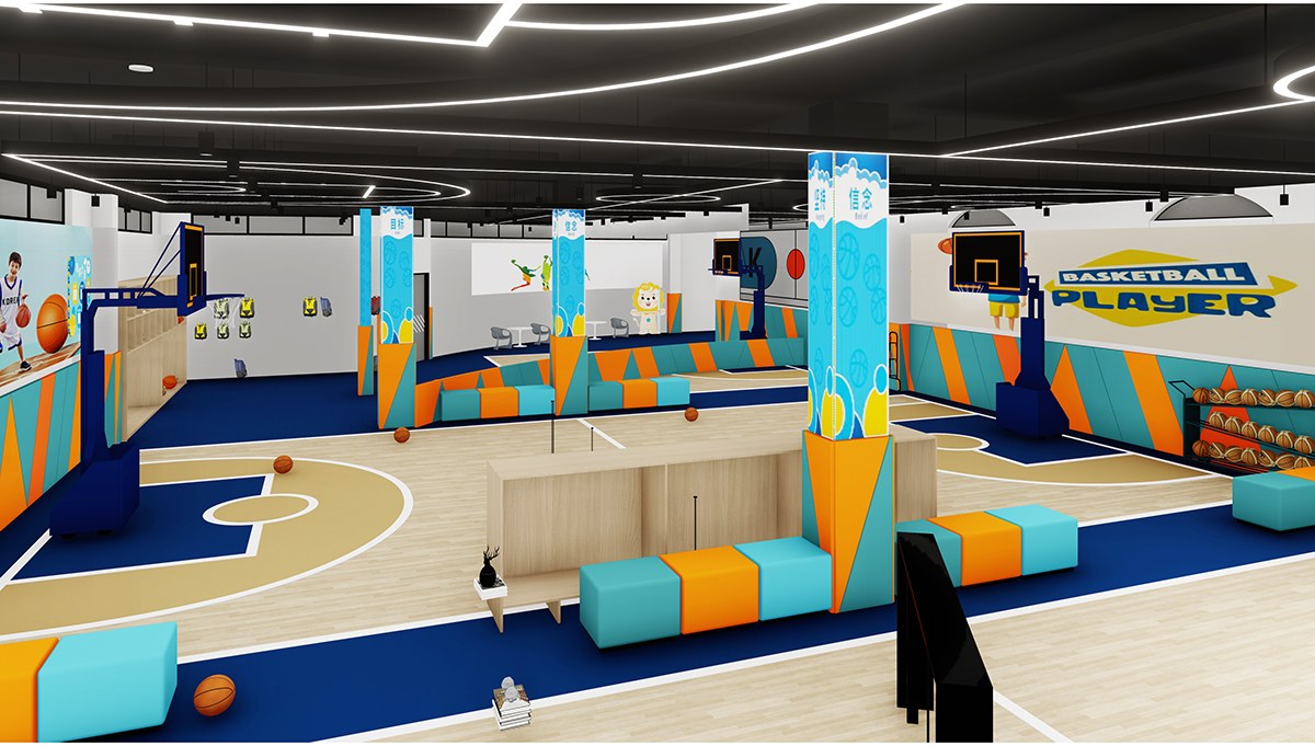 儿童室内篮球跑酷乐园定制