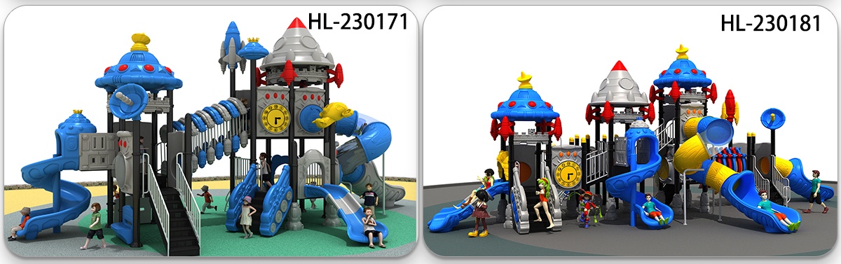 太空游乐滑梯供应商 HDPE 材料 (4)