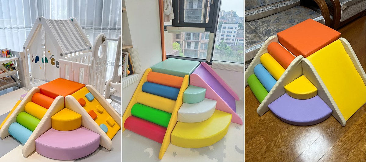 软体爬滑组合产品实物展示