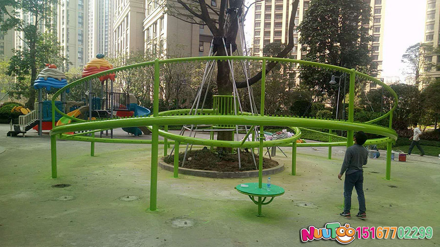 乐图非标游乐+大型爬网+滑梯-(1)