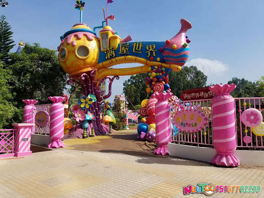 乐图非标游乐+不锈钢滑梯+东莞龙凤山庄-(2)