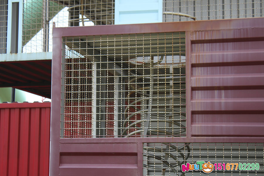 非标游乐+集装箱游乐+儿童乐园设备+不锈钢滑梯 (15)