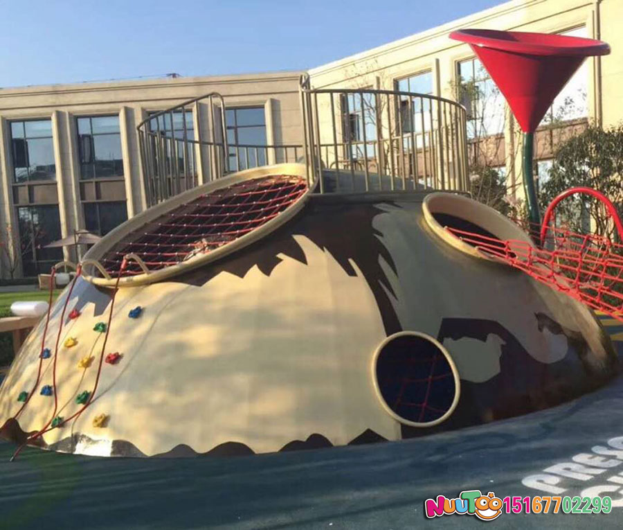 小王子乐园+非标游乐+星球组合滑梯+不锈钢滑滑梯 (8)