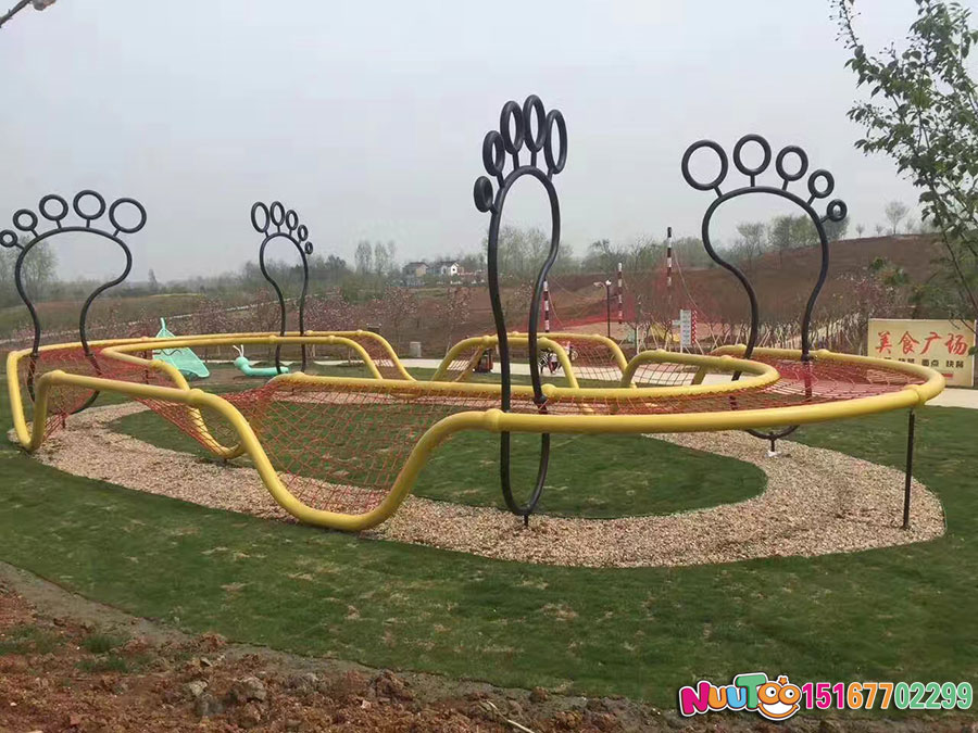 非标游乐+脚丫子大爬网+游乐设备+攀爬网+组合游乐设备 (11)