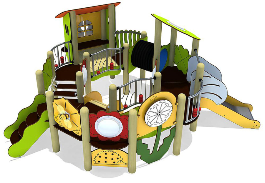 组合滑梯PE板-(2)