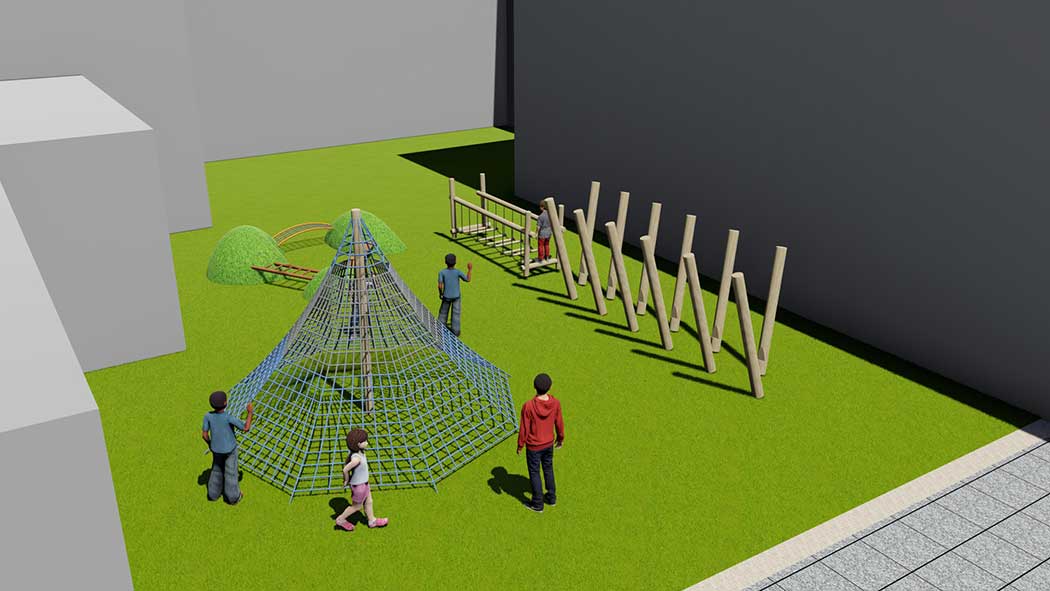  户外组合滑梯-8