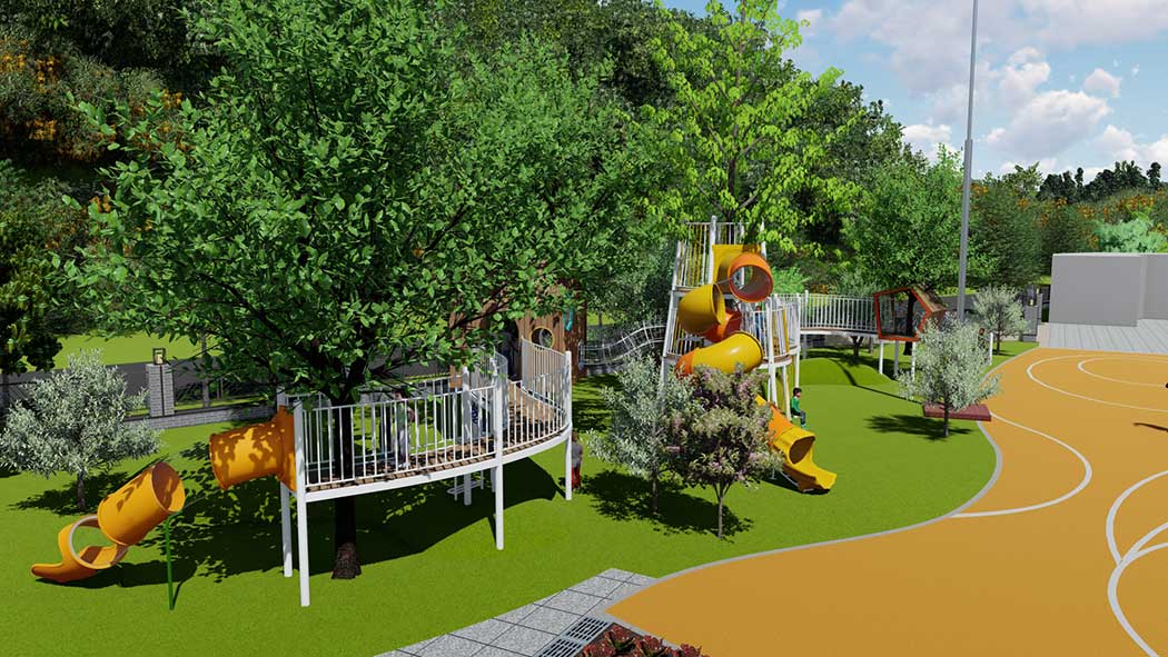  户外组合滑梯-6