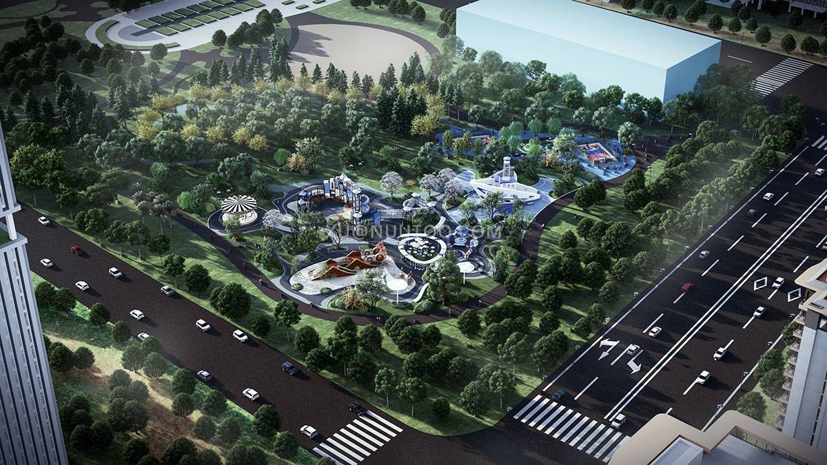 城市公园游乐场设备 (1)