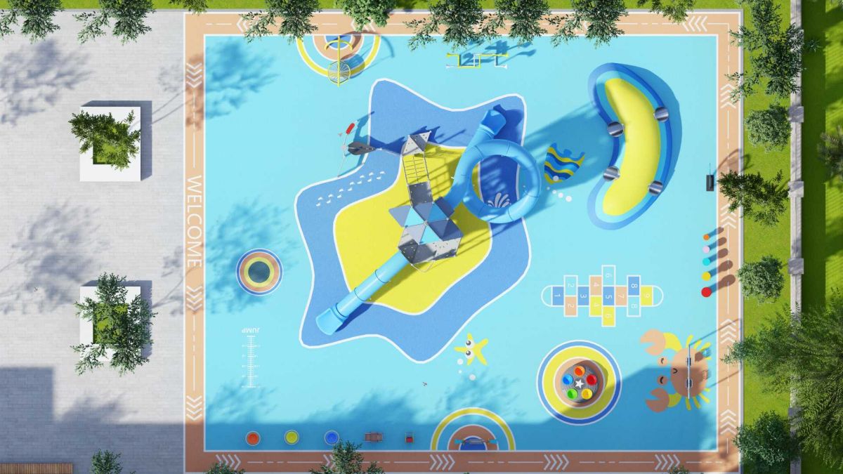 火箭游乐场滑梯 (6)