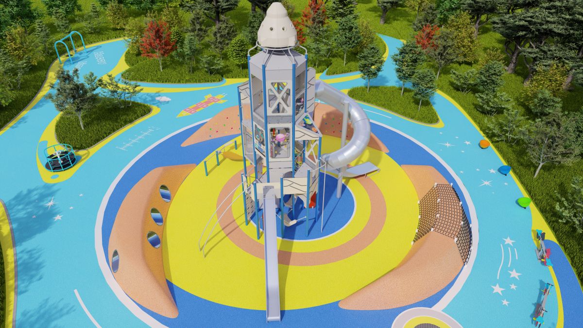 游乐场火箭船 (2)