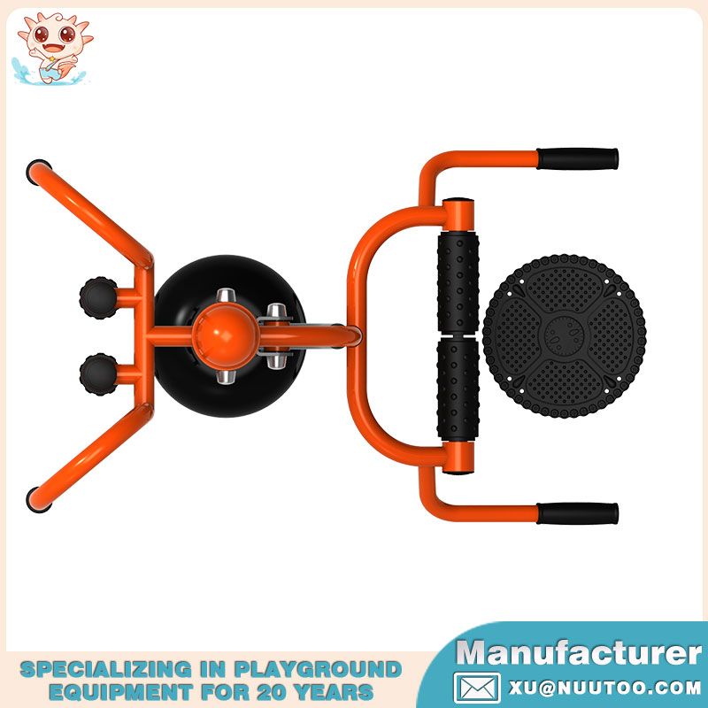 游乐场设备制造商打造户外健身设备旋转背部按摩器