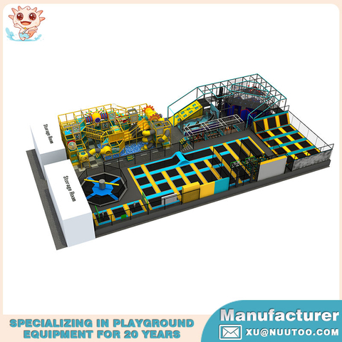 优质蹦床公园设备供应商 NU-BC013 