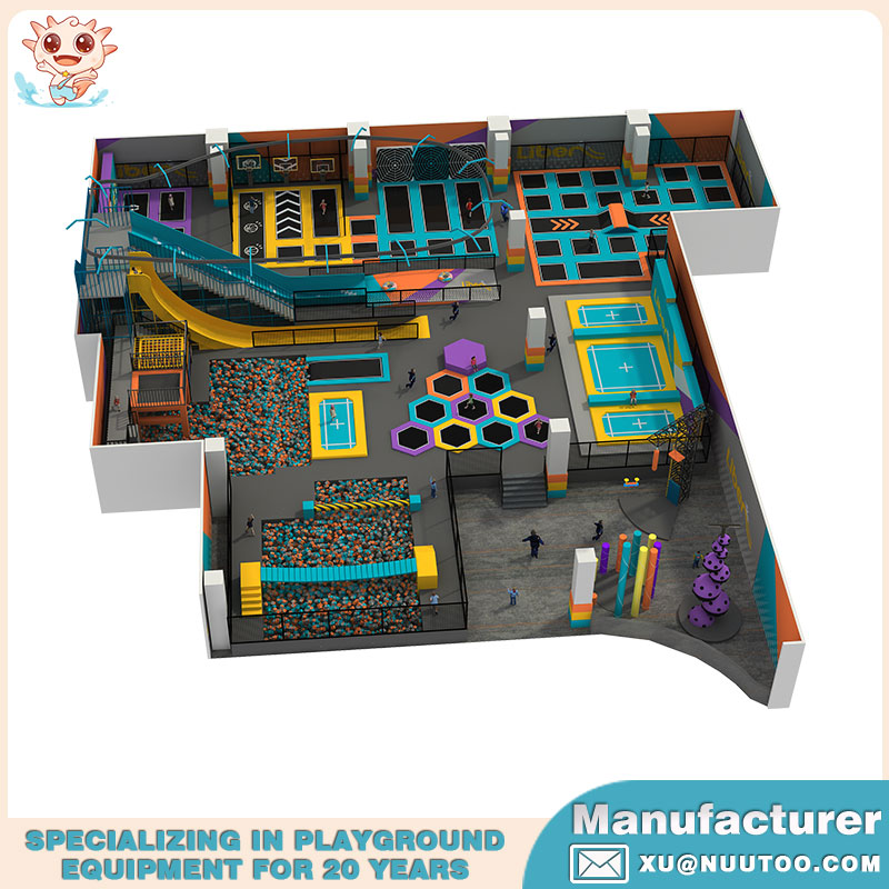 热门弹跳室内蹦床公园 NU-BC006