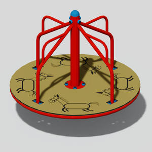 全天候儿童游乐场环形交叉口 - 充满活力且耐用 