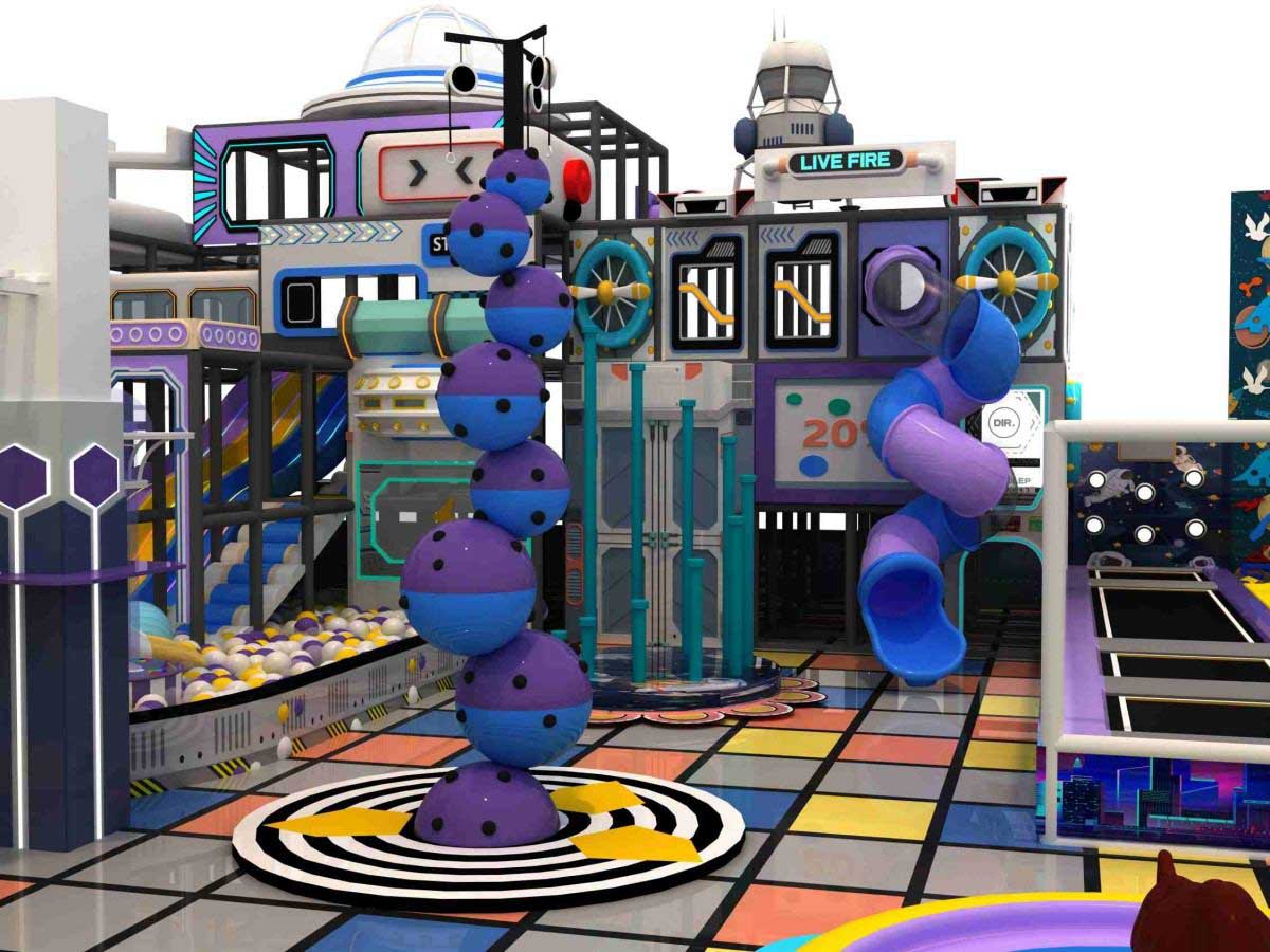 室内运动乐园设备产品详情展示