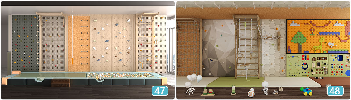 更多室内游乐设备 - 室内攀岩