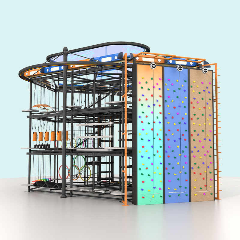 室内高空拓展攀岩设备—大型室内高空拓展设备｜多层儿童高空拓展乐园