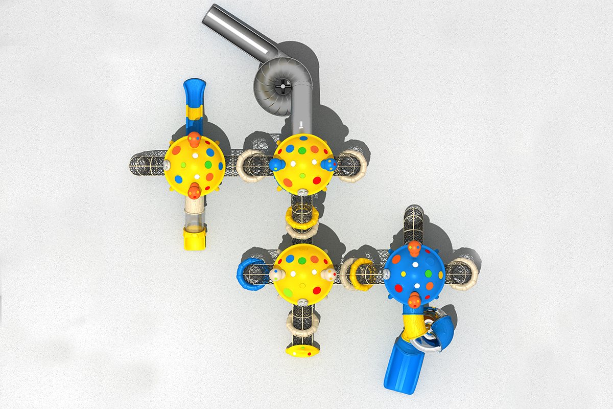 游乐场设备滑梯 (1)