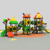 儿童游乐场滑梯与森林探险