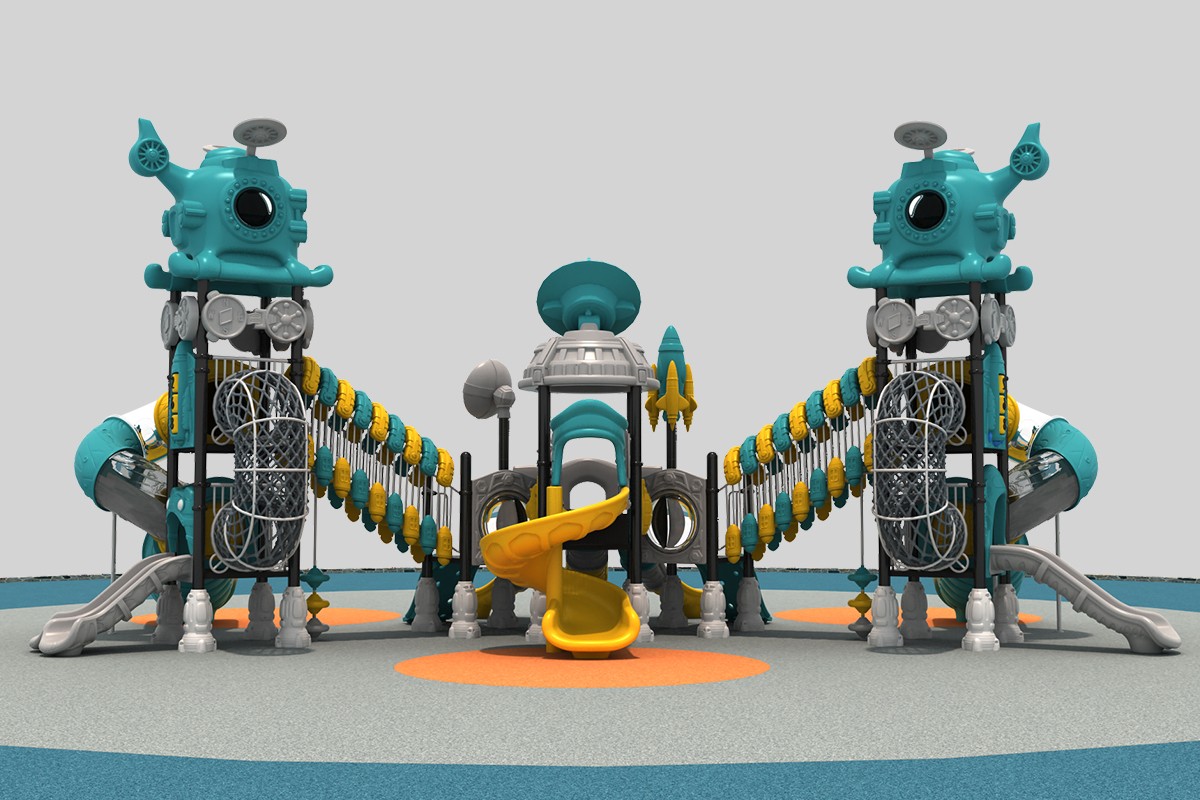 户外游乐场滑梯 (3)