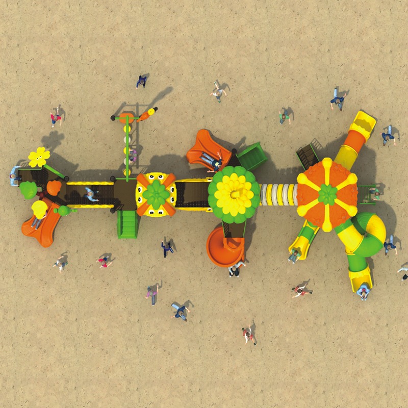 户外森林主题教育游乐场滑梯