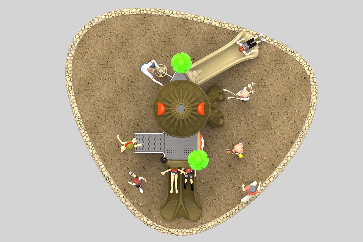 公园商业游乐场滑梯系统 (3)