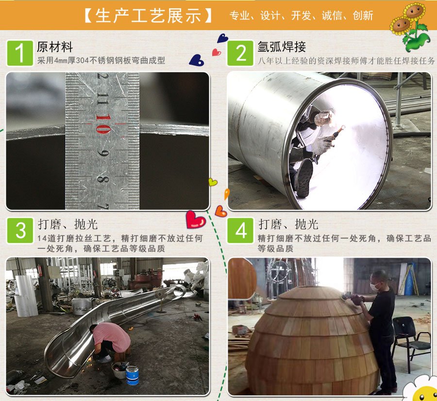 大型组合海盗船滑梯生产工艺 (1)