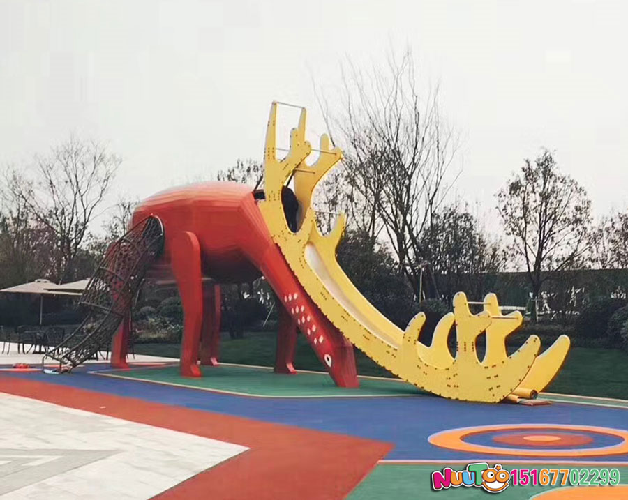 非标游乐+合肥中海游乐项目+糜花鹿组合滑梯 (69)