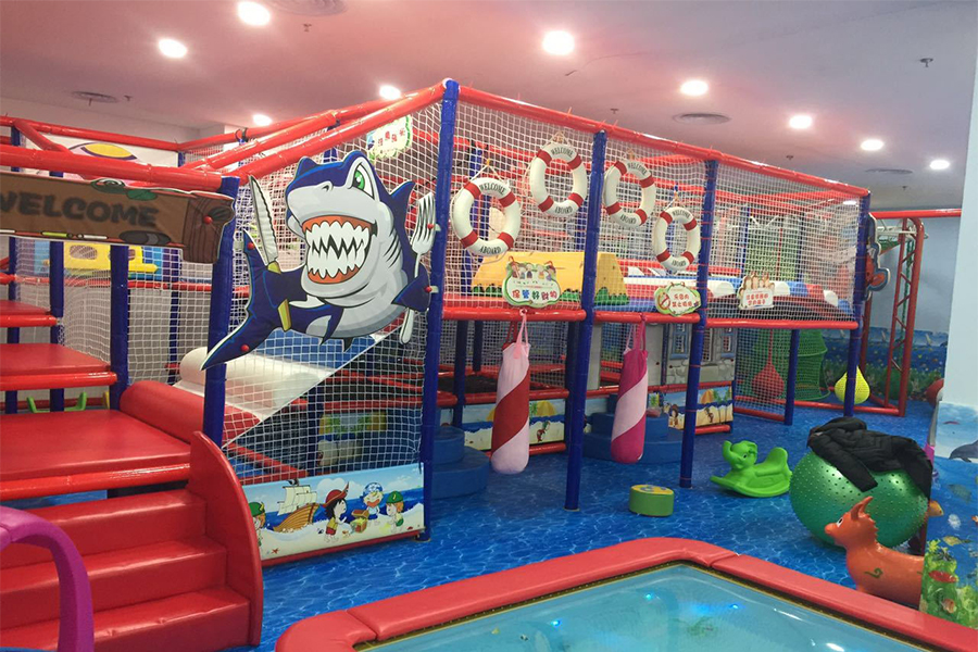 组合滑梯+海洋淘气堡+水上游乐设施