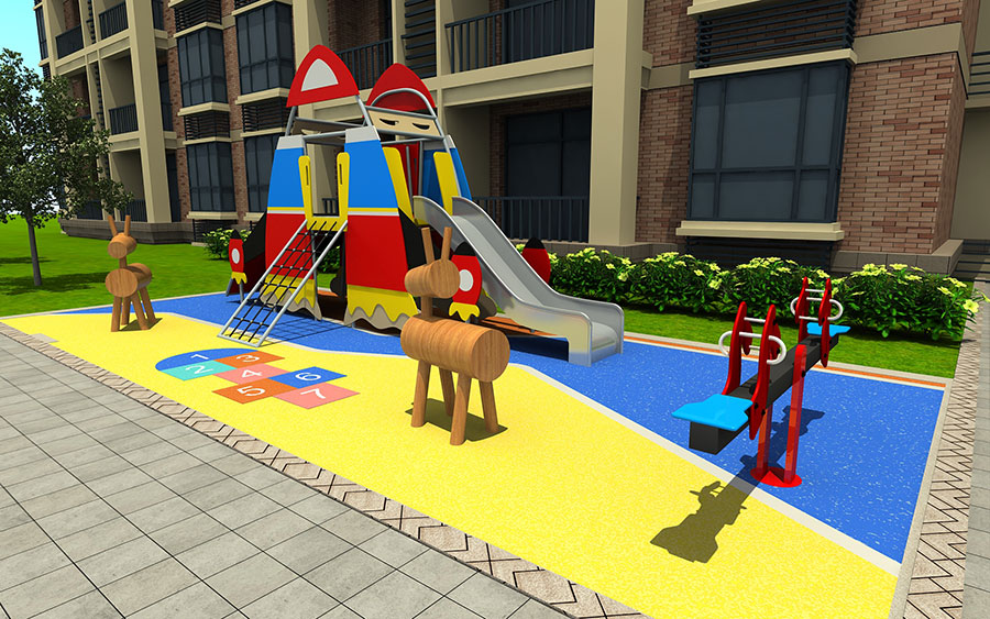 PE板组合滑梯 (61)