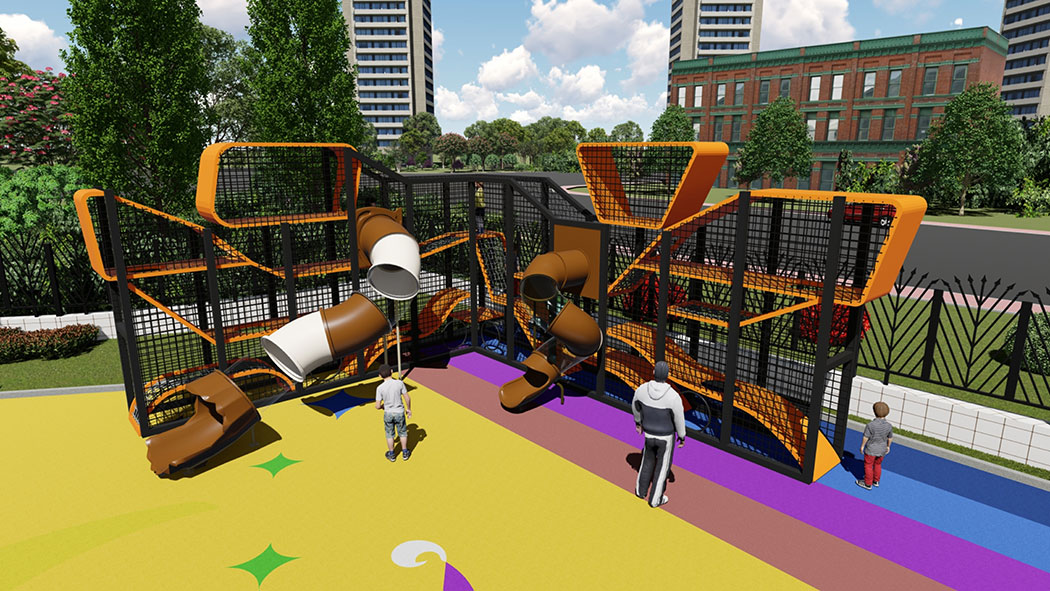 户外无动力游乐设施_沐阳幼儿园