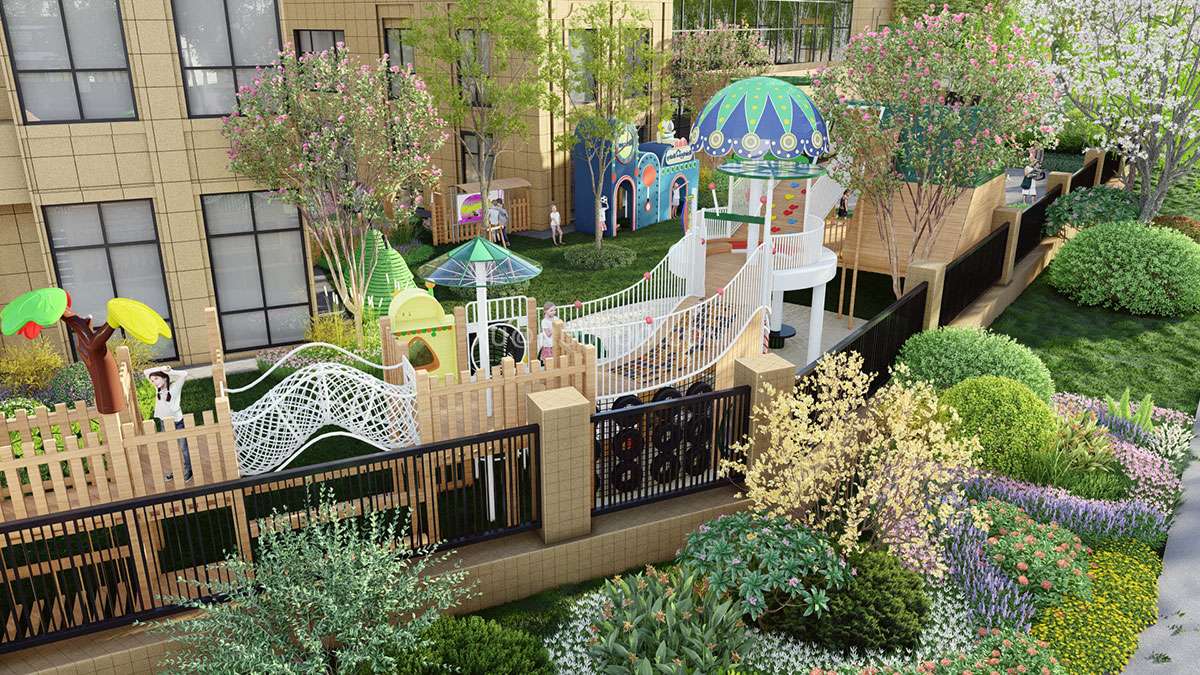 学校安全游乐场设备 (13)