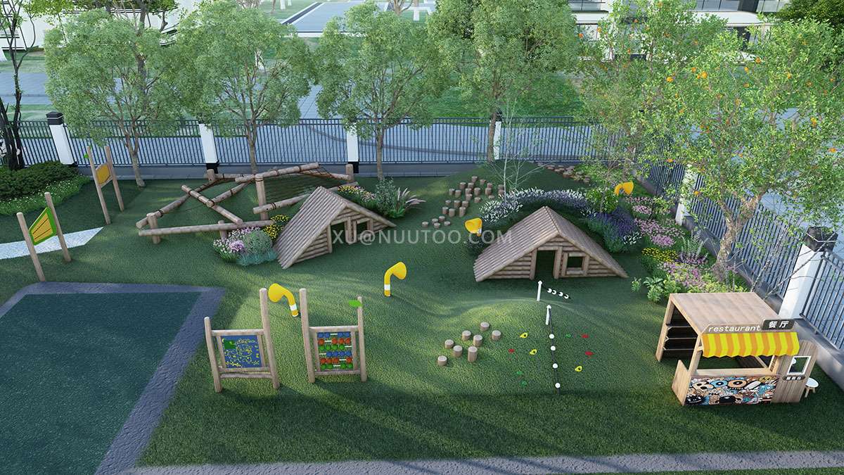 学校户外游乐场设备 (35)