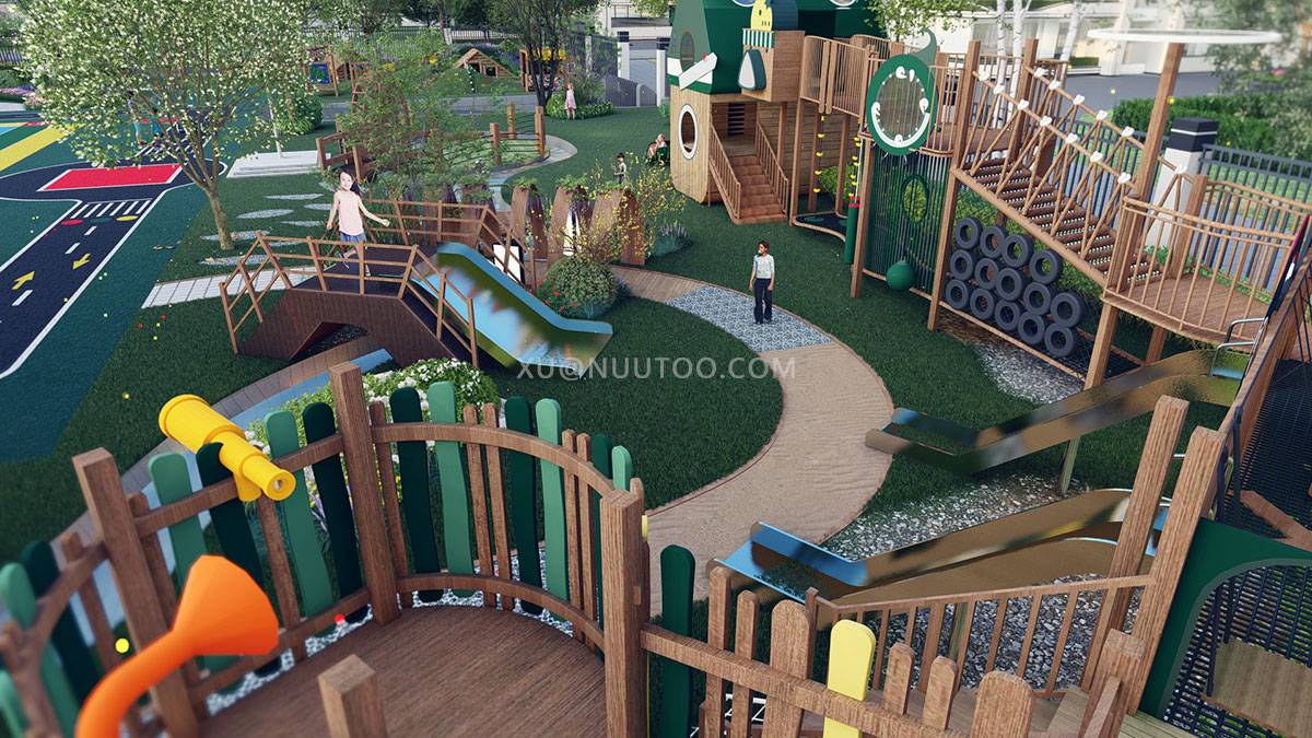 户外游乐场设备 (12) 学校