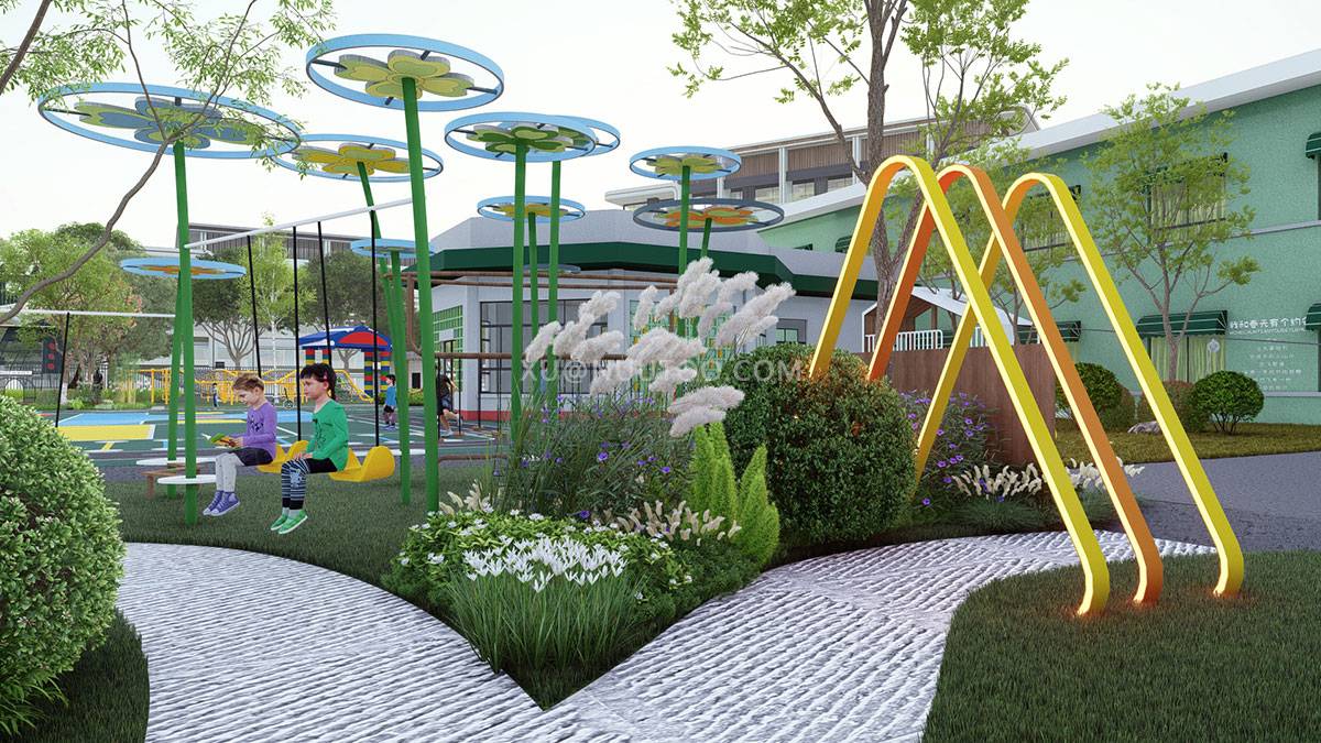 户外游乐场设备 (30) 学校