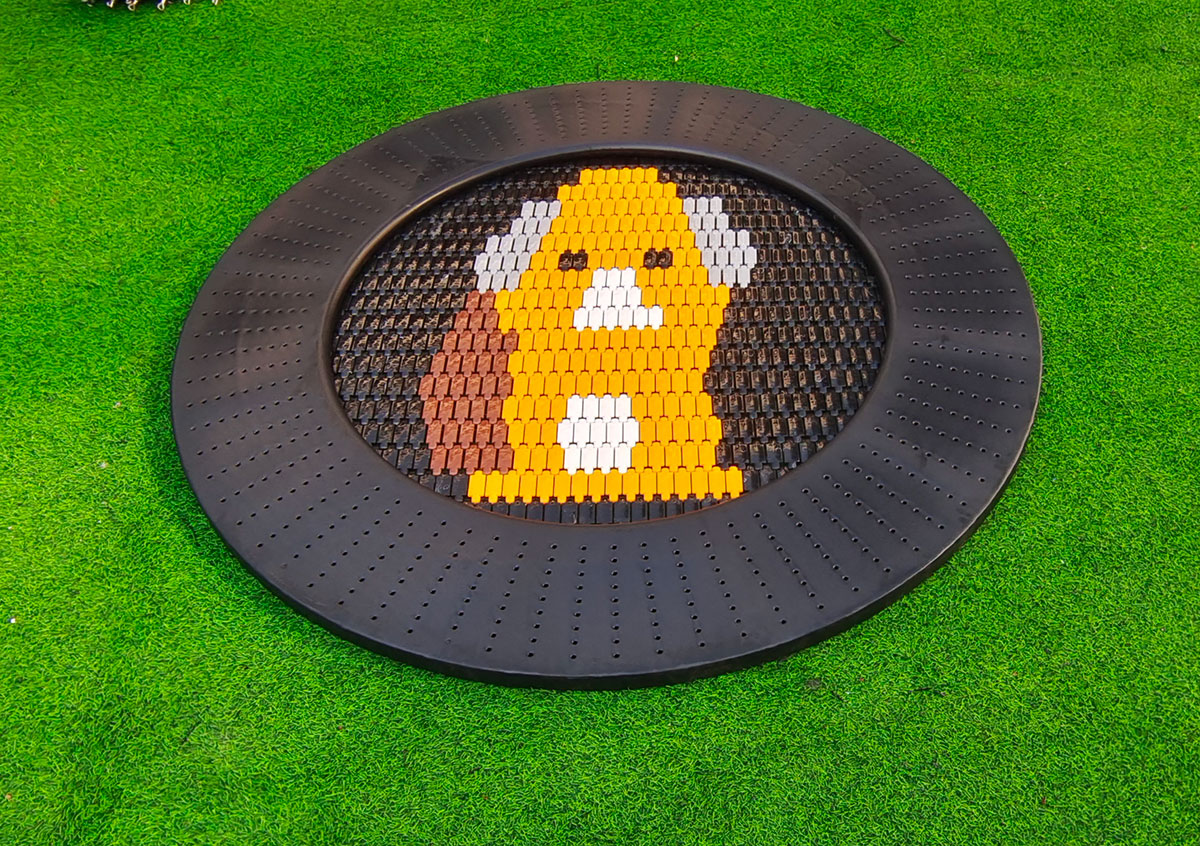 儿童户外蹦床，户外趣味蹦床供应商