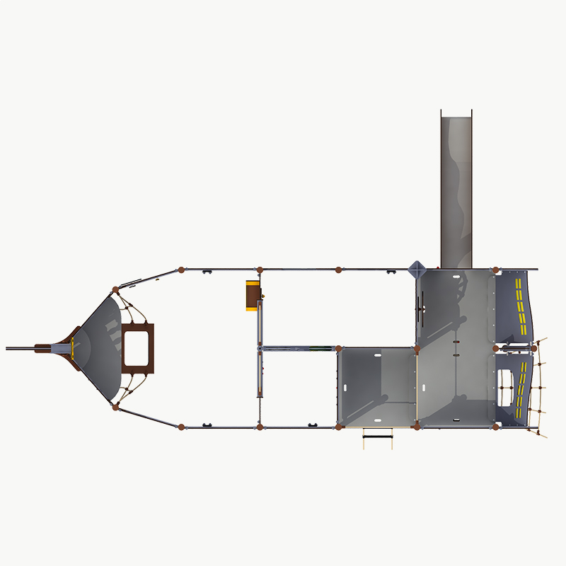 海盗船游乐场,木制海盗船游乐场厂