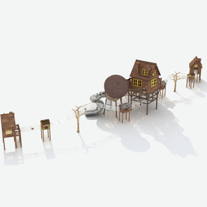 松鼠跑道组合、宠物游乐场游戏工厂