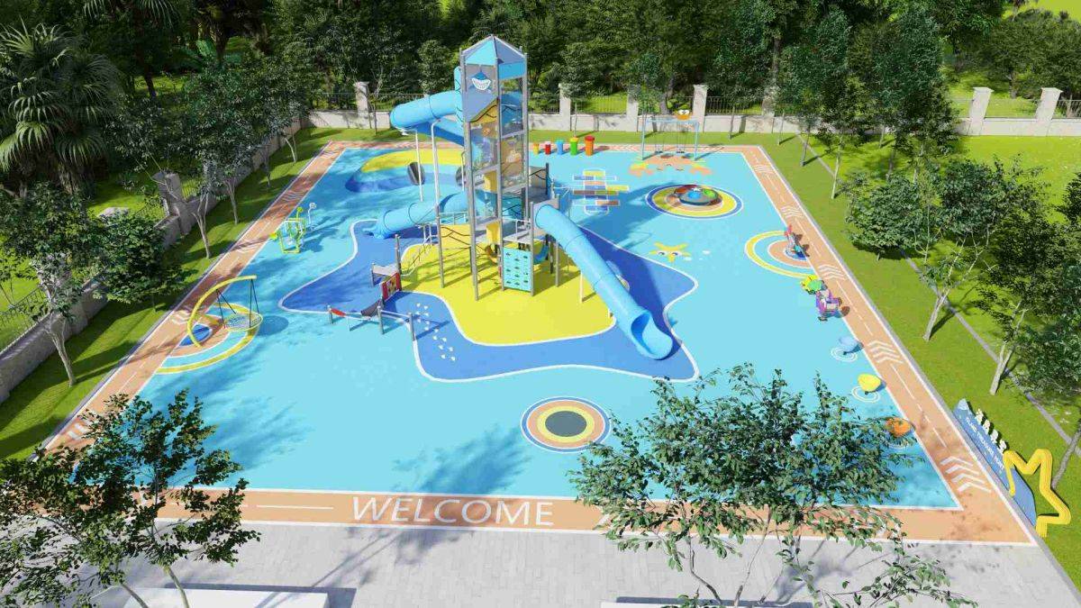 火箭游乐场滑梯 (1)