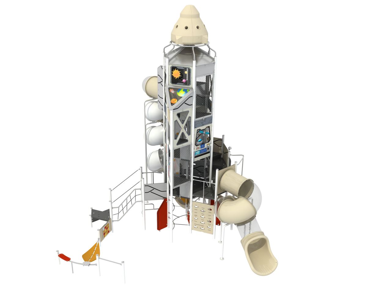 火箭船游乐场设备 (1)