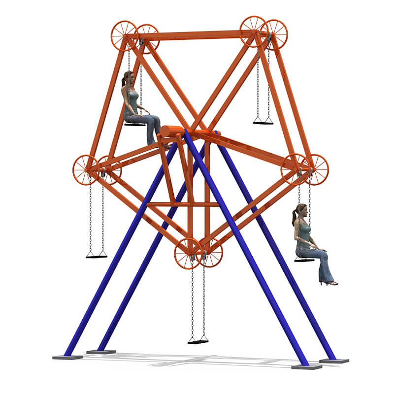 大型设备游乐园，旋转秋千工厂