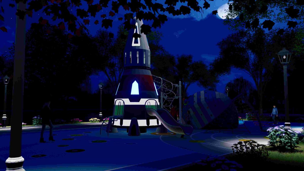 游乐场火箭滑梯 (11)