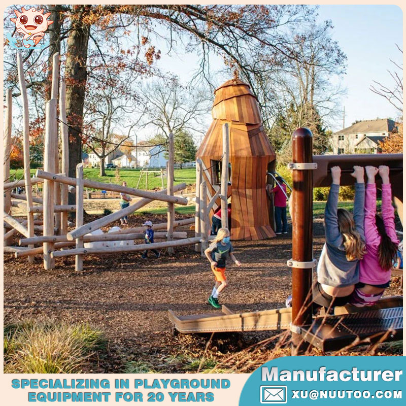 景观游乐设备制造商打造的啄木鸟游乐场 