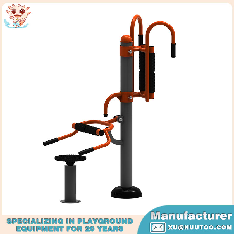 游乐场设备制造商打造户外健身设备旋转背部按摩器