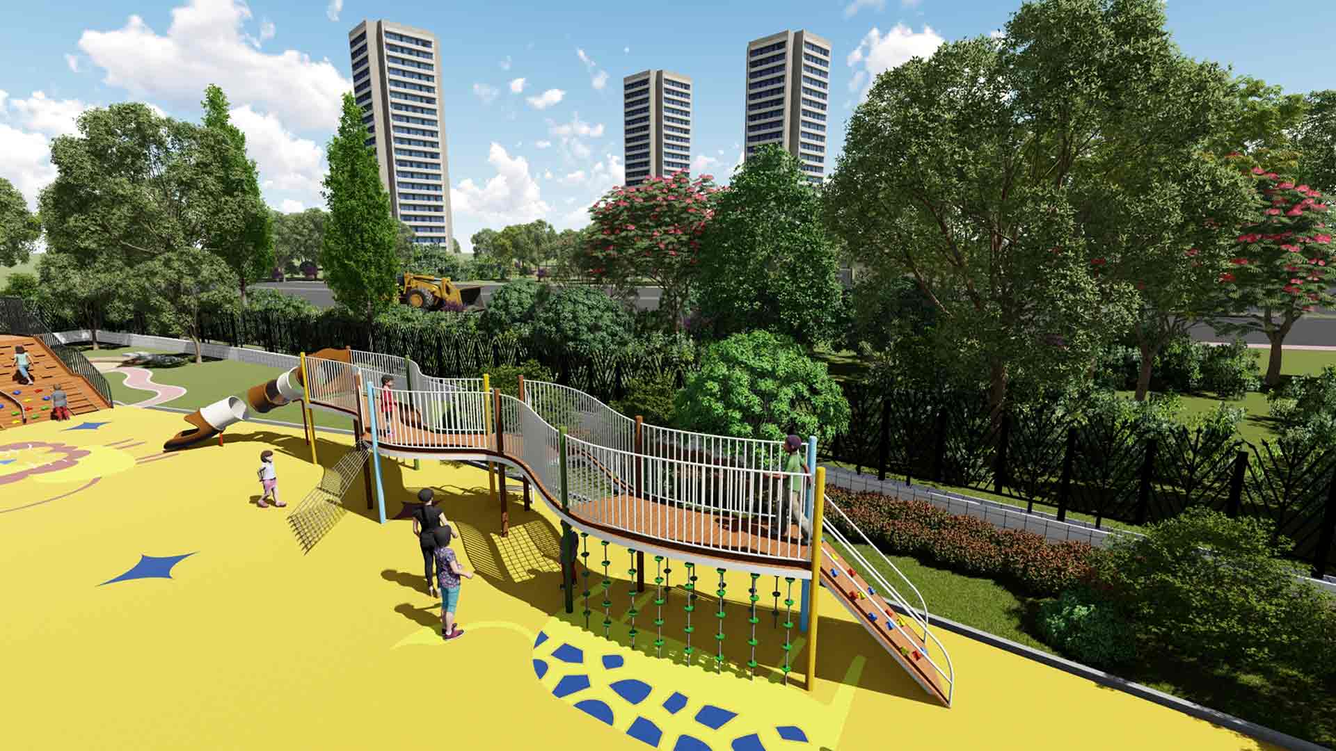 幼儿园组合滑梯-5